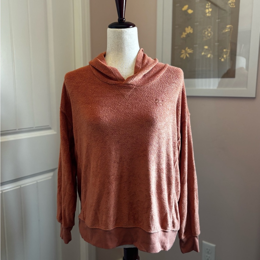 Billabong Vintage Hooded Sweatshirt in Warm Rust